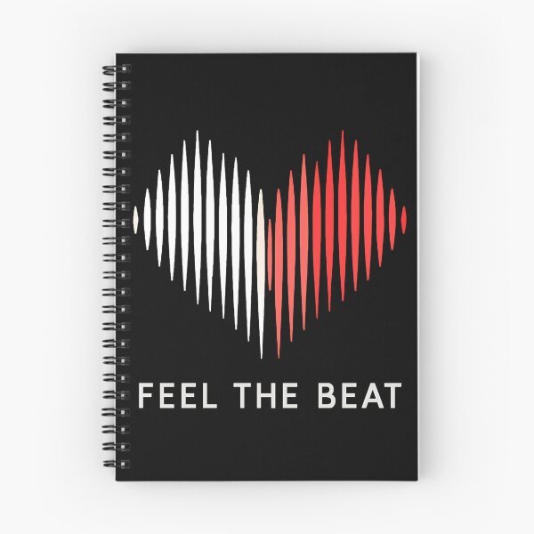 Item preview, Feel The Beat – Heart Sound Wave Music Design designed and sold by mostanesta.