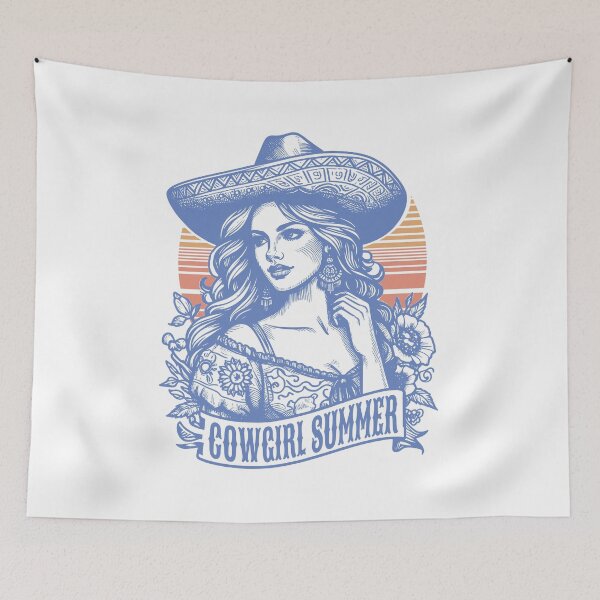 Item preview, Cowgirl Summer Retro Rodeo designed and sold by Jcat7.