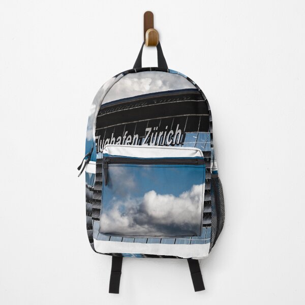Item preview, Zurich Airport and Building on Airfield in a Sunny Summer Day with Blue Sky and Clouds designed and sold by Mats Silvan.