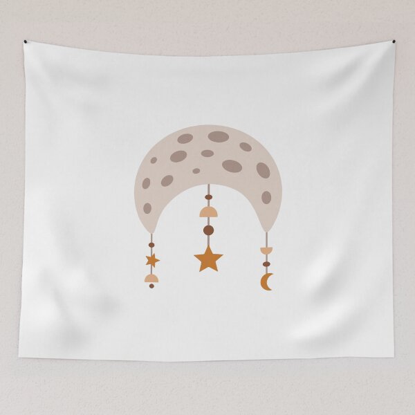 Item preview, Crescent Moon - Boho Celestial designed and sold by Julza Art.
