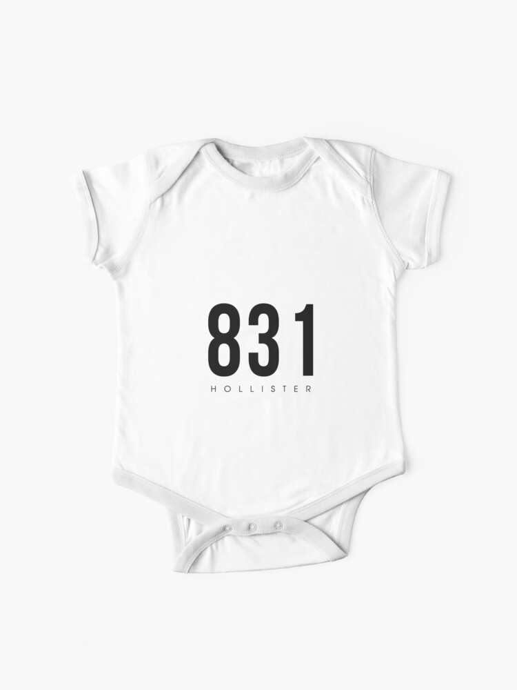 Hollister Ca 1 Area Code Design Baby One Piece By Cartocreative Redbubble