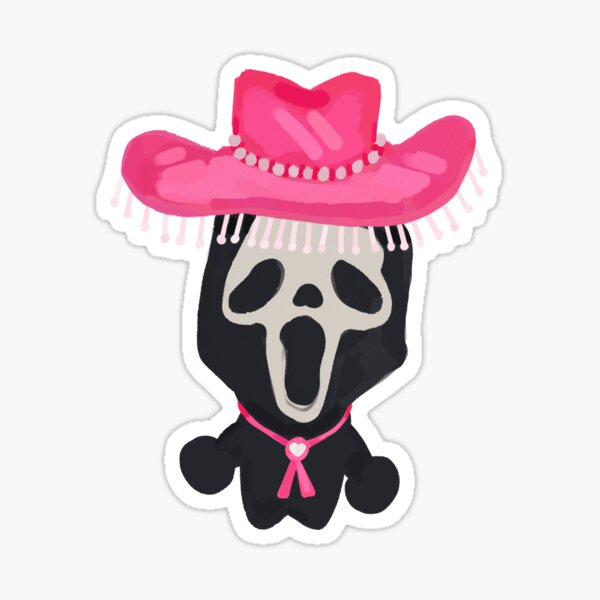 Item preview, pink cowboy ghostie designed and sold by sjonniees.