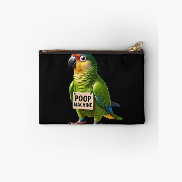 Item preview, Funny Poop Machine Peach Fronted Conure Parrot Lover Birding Meme designed and sold by Kimberley King Art  King Art.