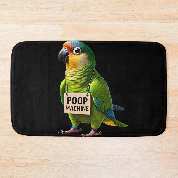 Item preview, Funny Poop Machine Peach Fronted Conure Parrot Lover Birding Meme designed and sold by Kimberley King Art  King Art.