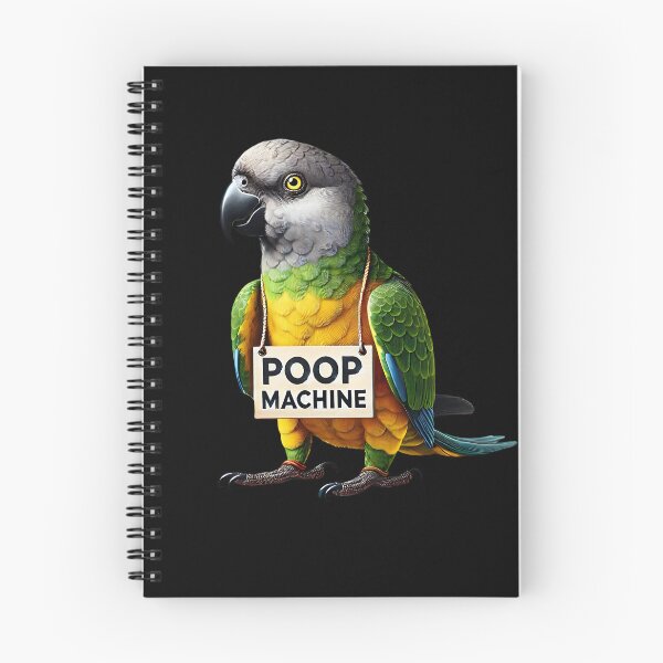 Item preview, Funny Poop Machine Senegal Parrot Lover Birding Meme designed and sold by Kimberley King Art  King Art.
