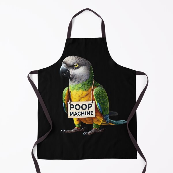 Item preview, Funny Poop Machine Senegal Parrot Lover Birding Meme designed and sold by Kimberley King Art King Art.