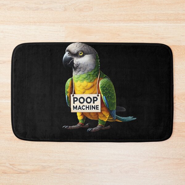 Item preview, Funny Poop Machine Senegal Parrot Lover Birding Meme designed and sold by Kimberley King Art  King Art.