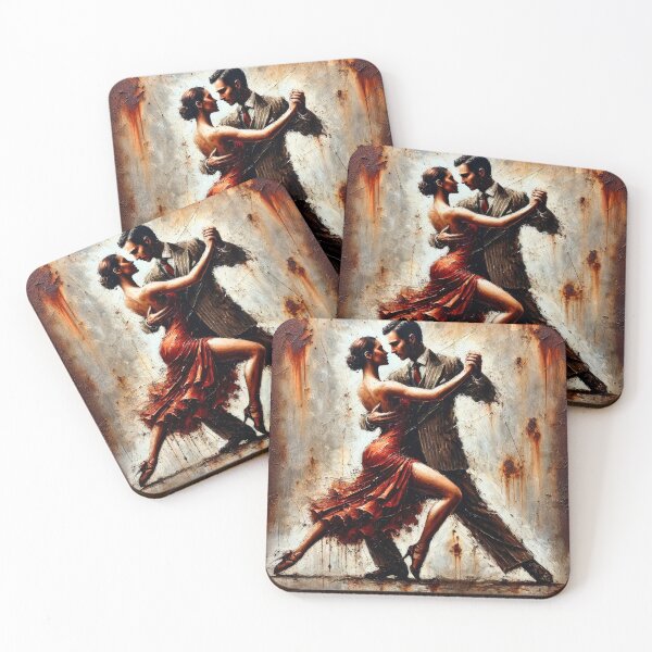Item preview, Tango Passion Elegant Dance Art designed and sold by ReachForArt.