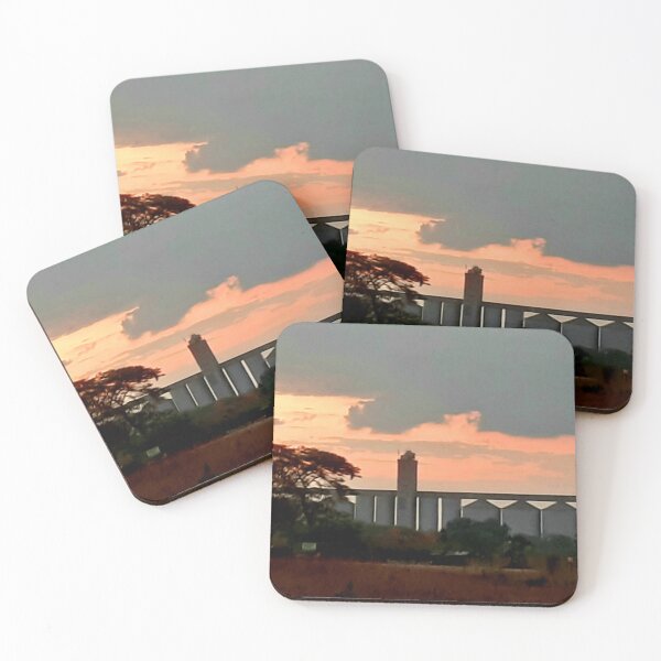 Item preview, Agri storage at sunset designed and sold by RosJoy.