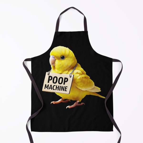 Item preview, Funny Poop Machine Yellow Parrotlet Parrot Lover Birding Meme designed and sold by Kimberley King Art King Art.