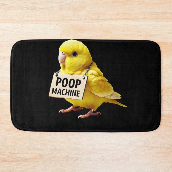 Item preview, Funny Poop Machine Yellow Parrotlet Parrot Lover Birding Meme designed and sold by Kimberley King Art  King Art.