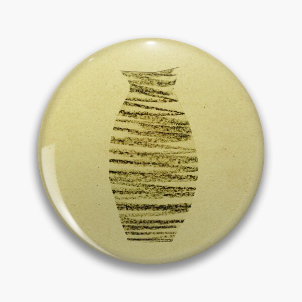 Item preview, Abstract greenish vase on vintage paper designed and sold by WhalesWay.