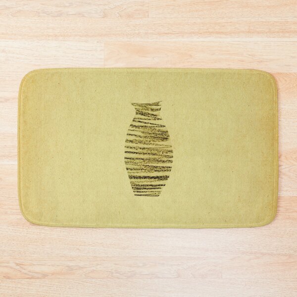 Item preview, Abstract greenish vase on vintage paper designed and sold by WhalesWay.