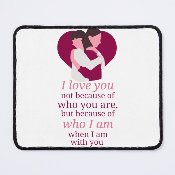 Item preview, I Love You – Romantic Quote Design Celebrating Self-Discovery Through Love designed and sold by ArtsyExplorer.