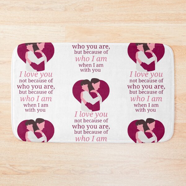 Item preview, I Love You – Romantic Quote Design Celebrating Self-Discovery Through Love designed and sold by ArtsyExplorer.