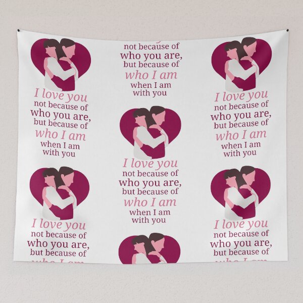 Item preview, I Love You – Romantic Quote Design Celebrating Self-Discovery Through Love designed and sold by ArtsyExplorer.