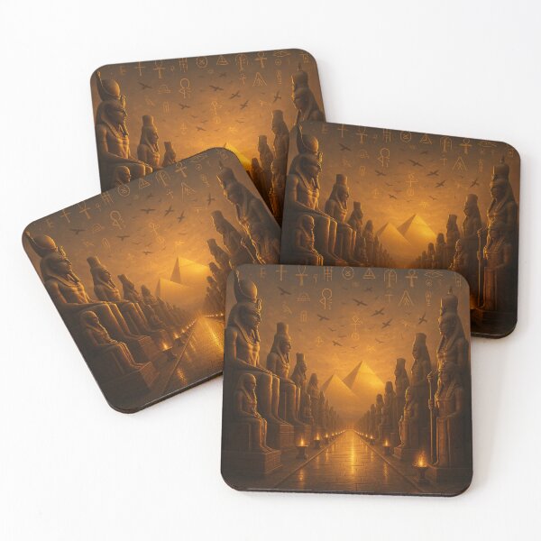Item preview, Golden Avenue to the Ancient Pyramids designed and sold by zatum.