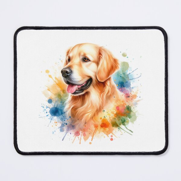 Item preview, Golden Retriever Watercolor Portrait designed and sold by paulrommer.