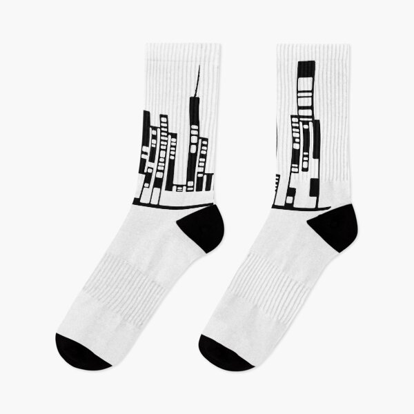 Item preview, Paysage Urbain 8 (simple, noir et blanc, minimaliste) designed and sold by EBFCDesigns.