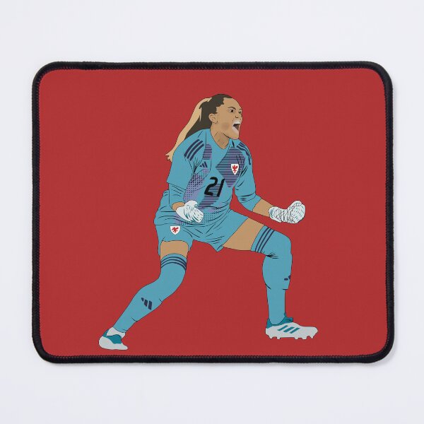 Item preview, Safia Middleton-Patel Wales GK Goal Celebration Minimalist Euros designed and sold by Hevding.