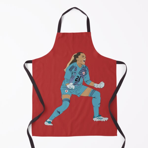 Item preview, Safia Middleton-Patel Wales GK Goal Celebration Minimalist Euros designed and sold by Hevding.