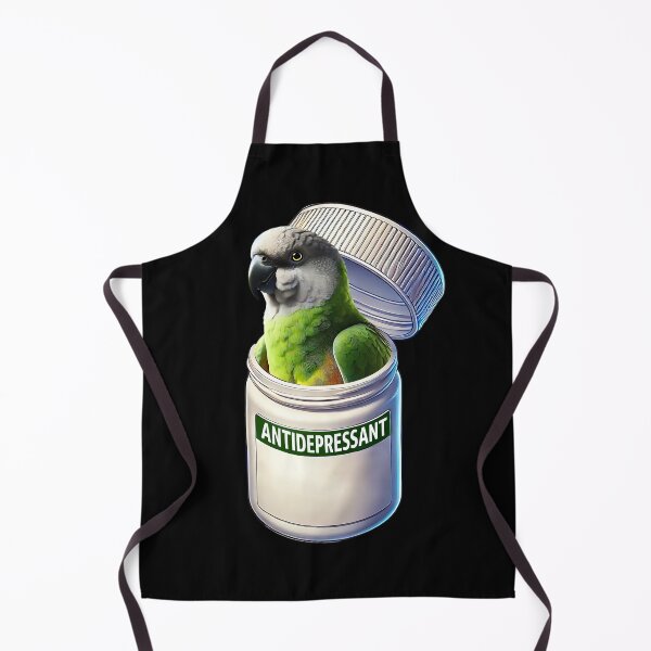 Item preview, Funny Antidepressant Senegal Parrot Lover Meme designed and sold by Kimberley King Art King Art.