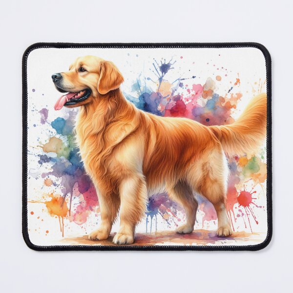Item preview, Golden Retriever Watercolor Portrait designed and sold by paulrommer.
