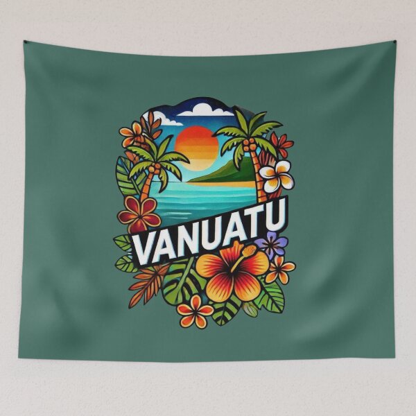 Item preview, Vanuatu – Island Sunset Paradise designed and sold by Myra365Art.