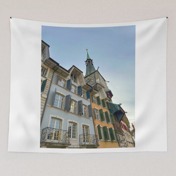 Item preview, The Zeitglockenturm Clock Tower and Colorful House Facades designed and sold by Mats Silvan.