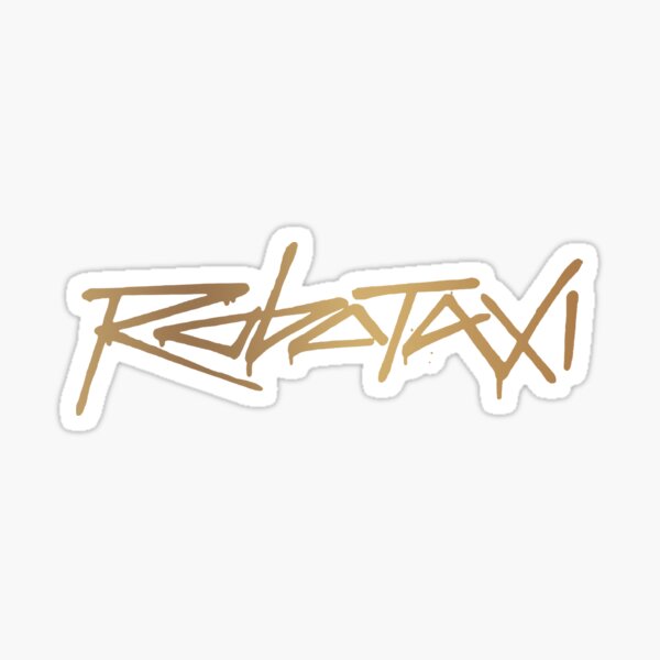 Item preview, ROBOTAXI - gold designed and sold by lookass.