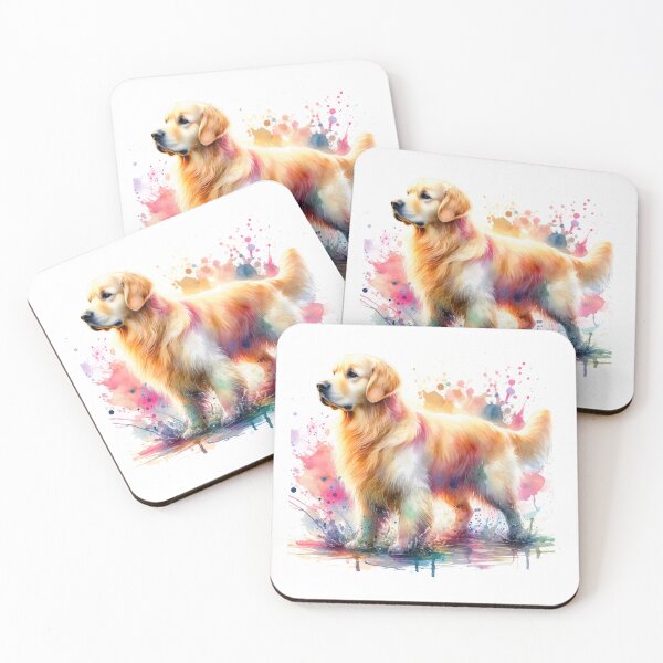 Item preview,  Golden Retriever Watercolor Portrait designed and sold by paulrommer.