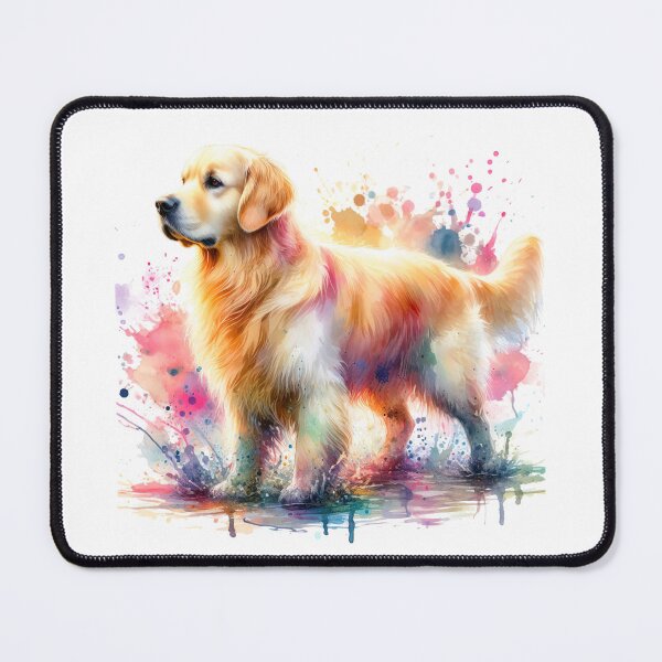 Item preview, Golden Retriever Watercolor Portrait designed and sold by paulrommer.