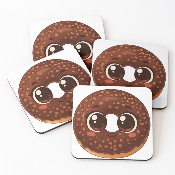 Item preview, Chocolate Sprinkle Donut in Kawaii Style designed and sold by Pacika.