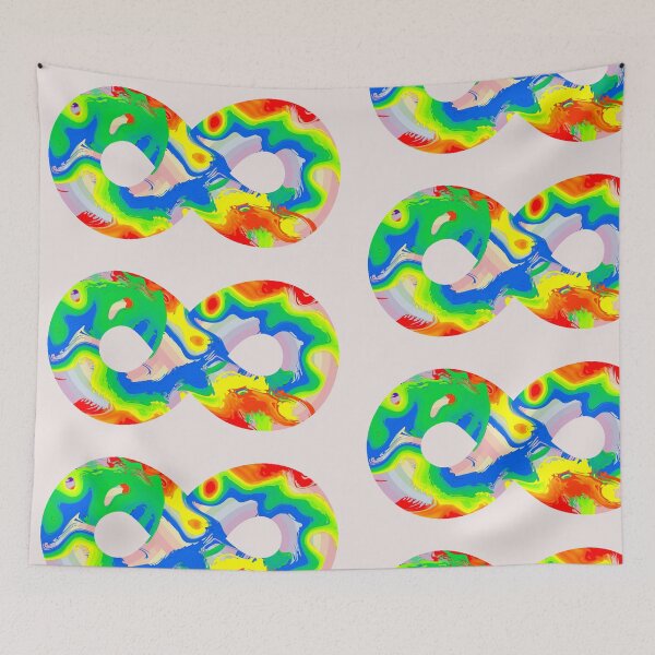 Item preview, AUTISM RAINBOW INFINITY 09 designed and sold by TorturedArtistX.