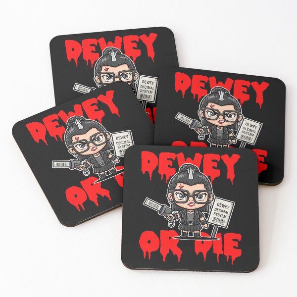 Item preview, DEWEY OR DIE - LIBRARIAN GIFT designed and sold by KEF Custom.
