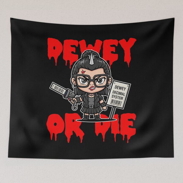 Item preview, DEWEY OR DIE - LIBRARIAN GIFT designed and sold by KEF Custom.