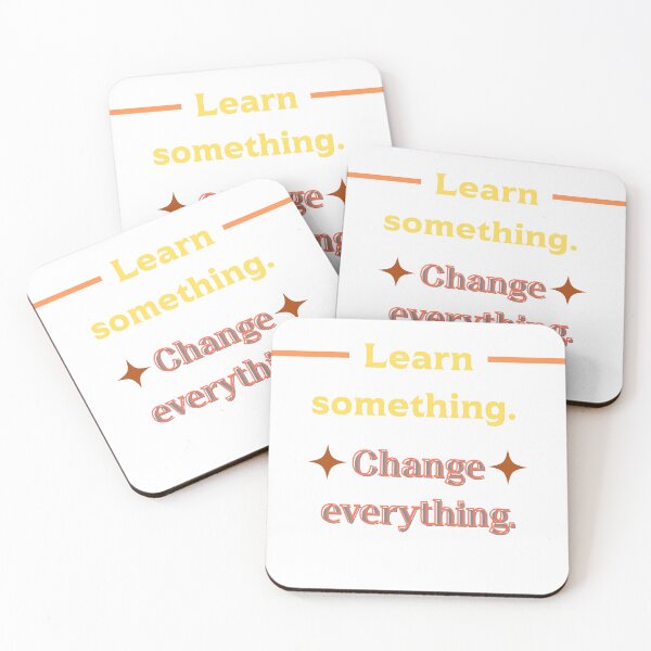 Item preview, Learn something. Change everything. designed and sold by Palmate-m.