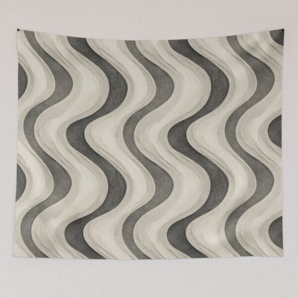 Item preview, Abstract Grey Wavy Seamless Pattern with Texture designed and sold by RGShirtWorks.