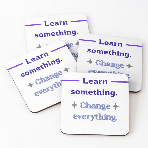 Item preview, Learn something. Change everything. designed and sold by Palmate-m.