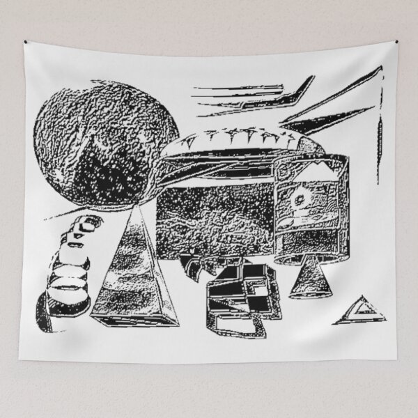 Item preview, Space Age Motif Engraved Abstract Design designed and sold by SmashingDeals.