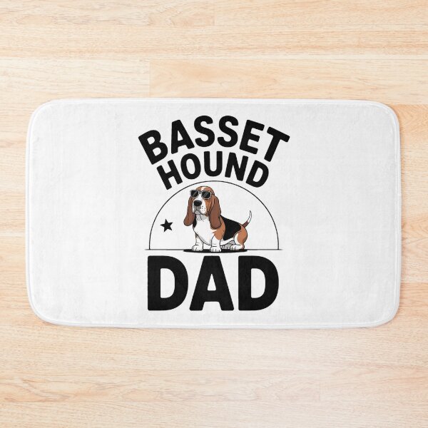 Item preview, Cool Basset Hound Dad Funny Dog Lover Father's Day designed and sold by BakeryDozen.