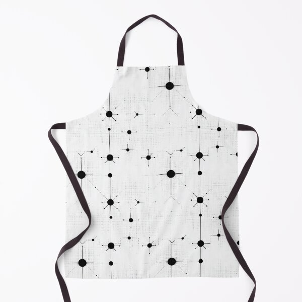 Item preview, Abstract Black and White Geometric Pattern with Lines and Circles designed and sold by ML-Media.