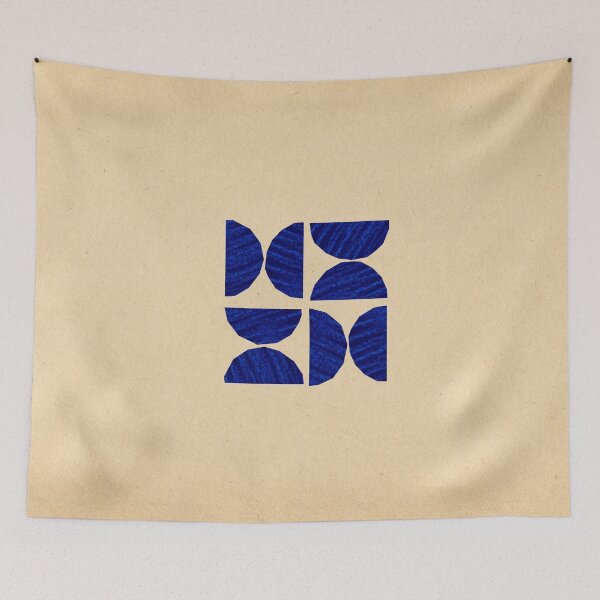 Item preview, Abstract boho shapes on vintage paper designed and sold by WhalesWay.