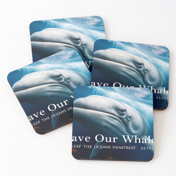 Item preview, Save Our Whales: Keep the Ocean's Heartbeat Alive; Guardians of the Ocean: Protect Our Whales designed and sold by Creative-RE.