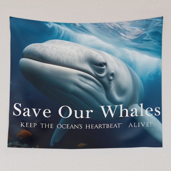 Item preview, Save Our Whales: Keep the Ocean's Heartbeat Alive; Guardians of the Ocean: Protect Our Whales designed and sold by Creative-RE.