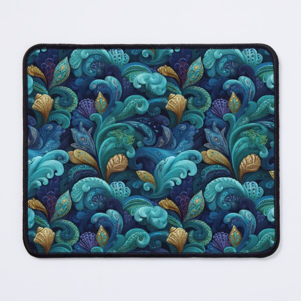 Item preview, Motif sans couture Opulence des profondeurs marines. designed and sold by RGShirtWorks.
