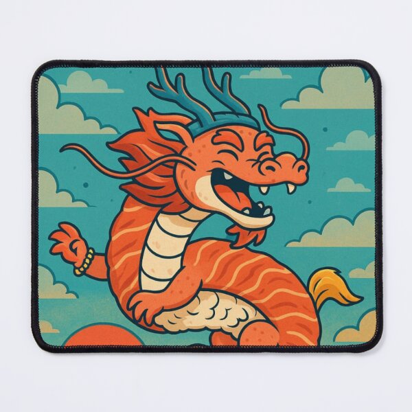 Item preview, Sushi Dragon at Sunset - Japanese Fantasy Illustration designed and sold by The-Onyxx.