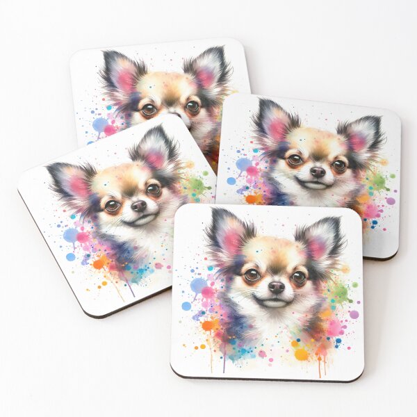 Item preview, Chihuahua with Watercolor Splashes designed and sold by paulrommer.