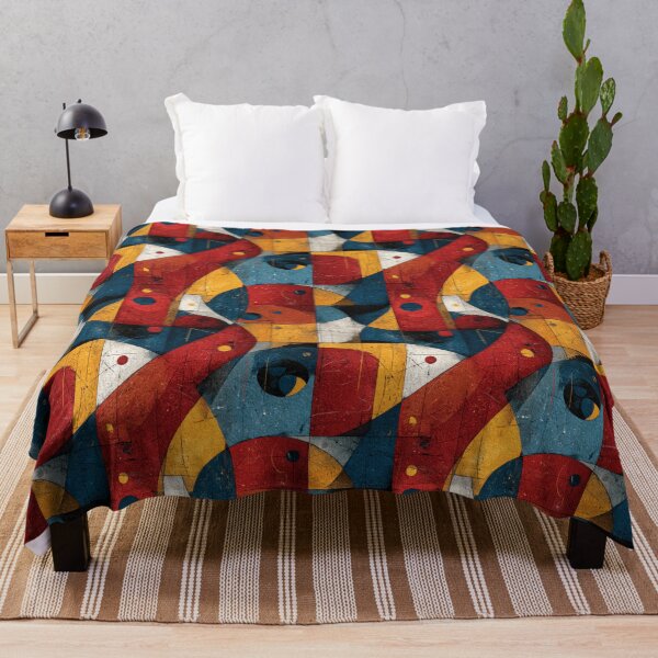Item preview, Abstract Geometric Primary Color Pattern. designed and sold by ML-Media.