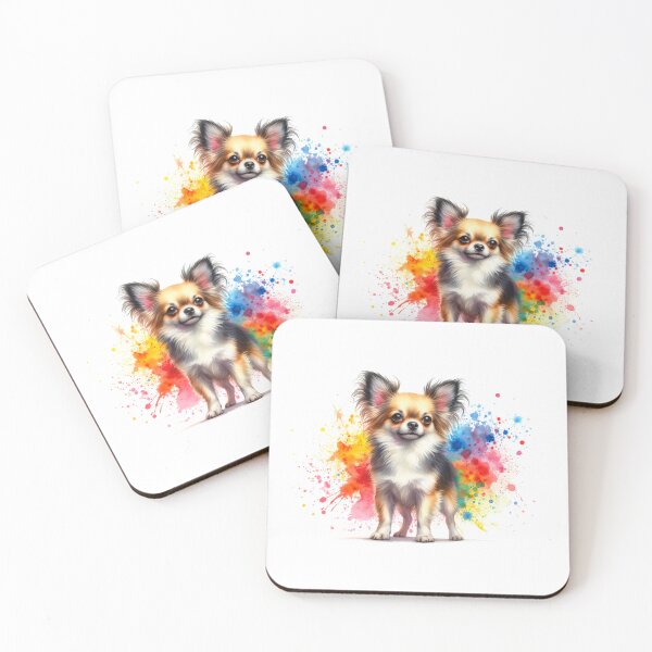 Item preview, Chihuahua with Watercolor Splashes designed and sold by paulrommer.
